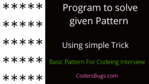 Read more about the article Program to print given star pattern in Java using simple Trick !