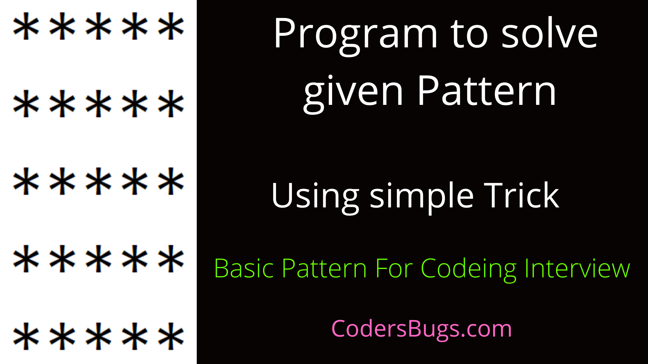 You are currently viewing Program to print given star pattern in Java using simple Trick !